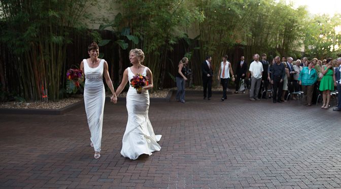 Gay wedding at NOVA 535 St. Pete, Florida