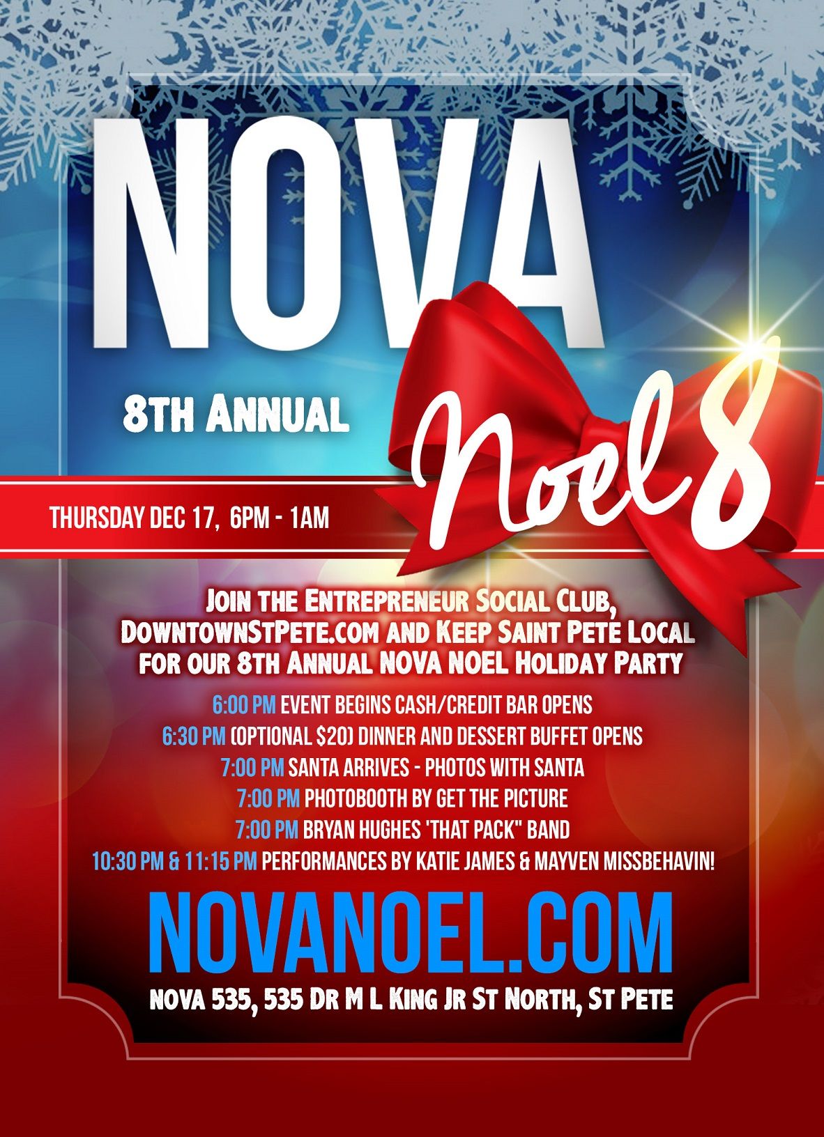 NOVA Noel 8 Thursday Dec 17 2015