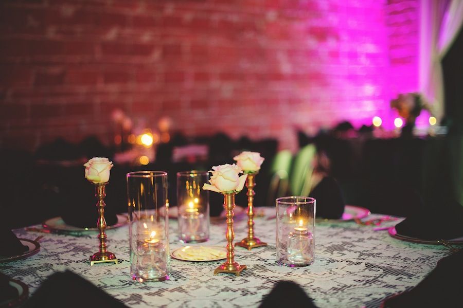 Vintage, Gatsby Inspired Wedding Reception Decor | Nova 535