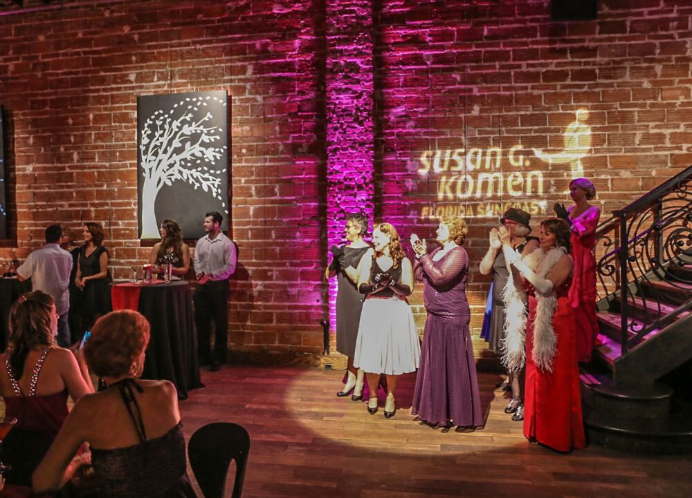 Pink Martinis fundraiser downtown St. Pete at historic venue NOVA 535