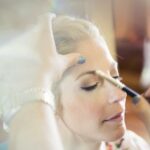 Bride Getting Wedding Makeup Done