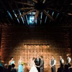 Modern, Indoor Wedding Ceremony Bride and Groom Wedding Ceremony Vow Exchange | Downtown St. Pete Wedding Venue NOVA 535 Event Space