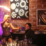 Mayven Missbehavin at NOVA 535 for Moulin Rouge 50th Birthday Party in downtown St. Pete DTSP