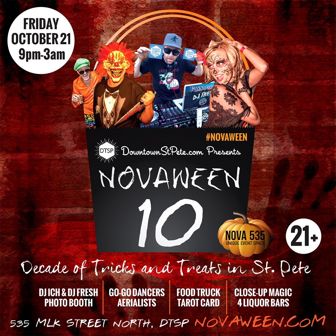 NOVAWEEN 10 at NOVA 535 in DTSP 2016