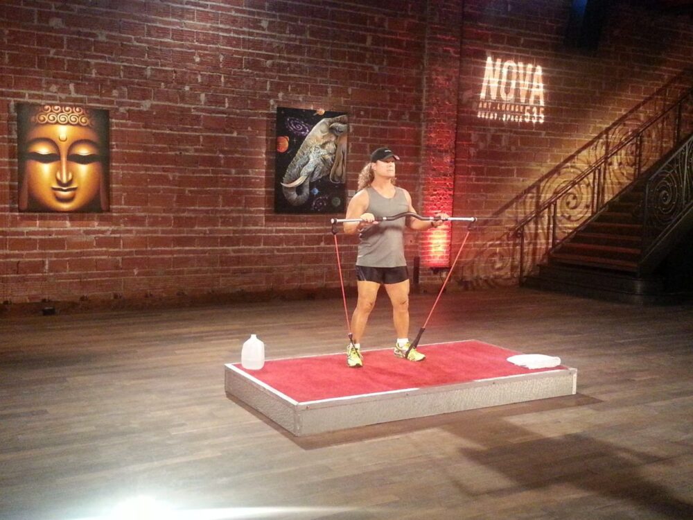 Tony Little infomercial film shoot at venue NOVA 535 in downtown St. Pete aka DTSP | tv film photo shoots