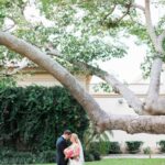 Outdoor, St. Pete Bride and Groom Wedding Portrait
