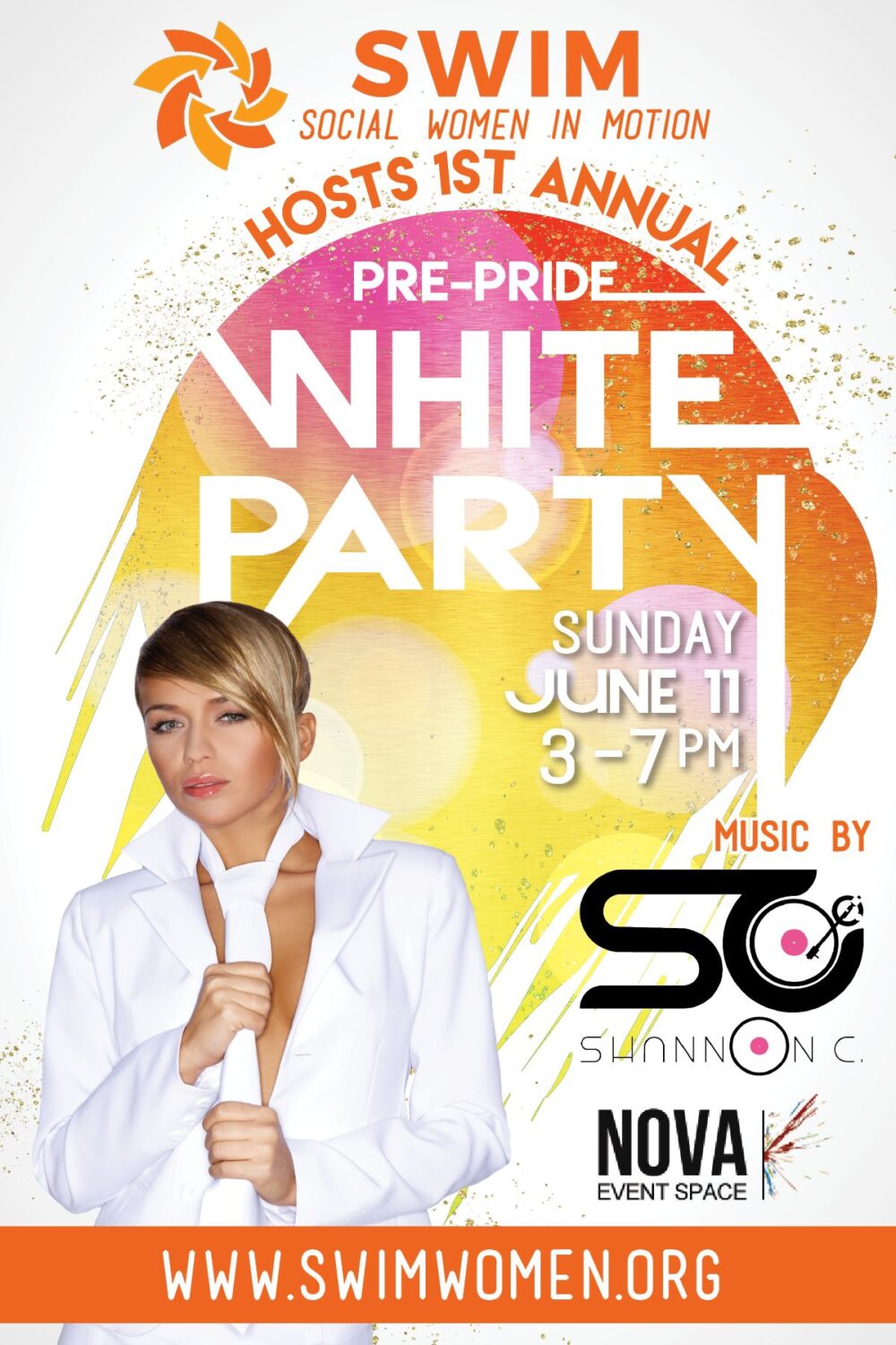 SWIM Pride White Party at NOVA 535