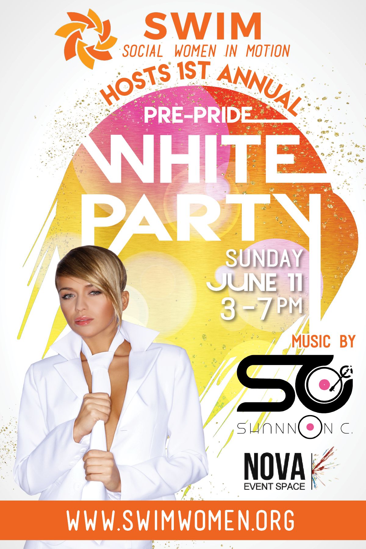 SWIM Pride White Party at NOVA 535