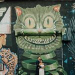 Modern Downtown St Pete Wedding Portrait With Street Art