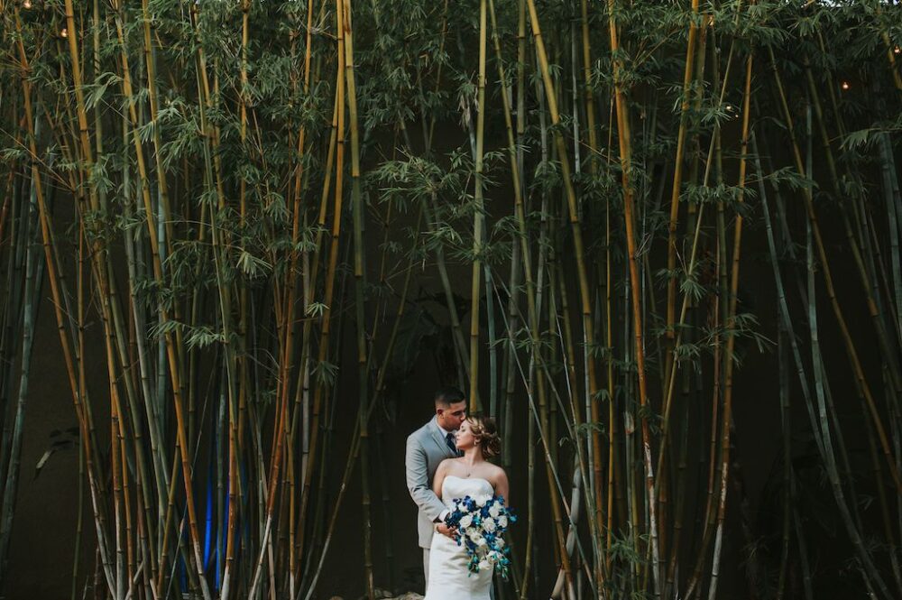 Blue and white wedding at NOVA 535