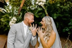 2022 Jennifer and Jagger Emerald and Black Wedding Ceremony and Reception