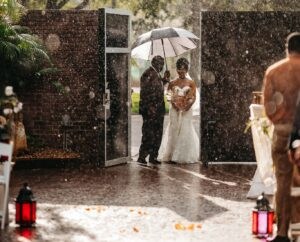 2023 Camille and David's Sun Shower Courtyard Wedding at 5-star wedding venue NOVA 535 in downtown St. Pete, Florida