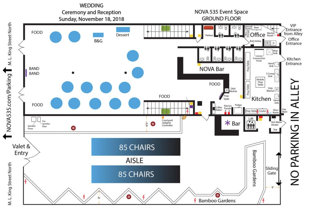 2018 11-18 WEDDING Courtyard Ceremony and Reception at Historic Downtown St. Pete Wedding Venue NOVA 535 Unique Event Space