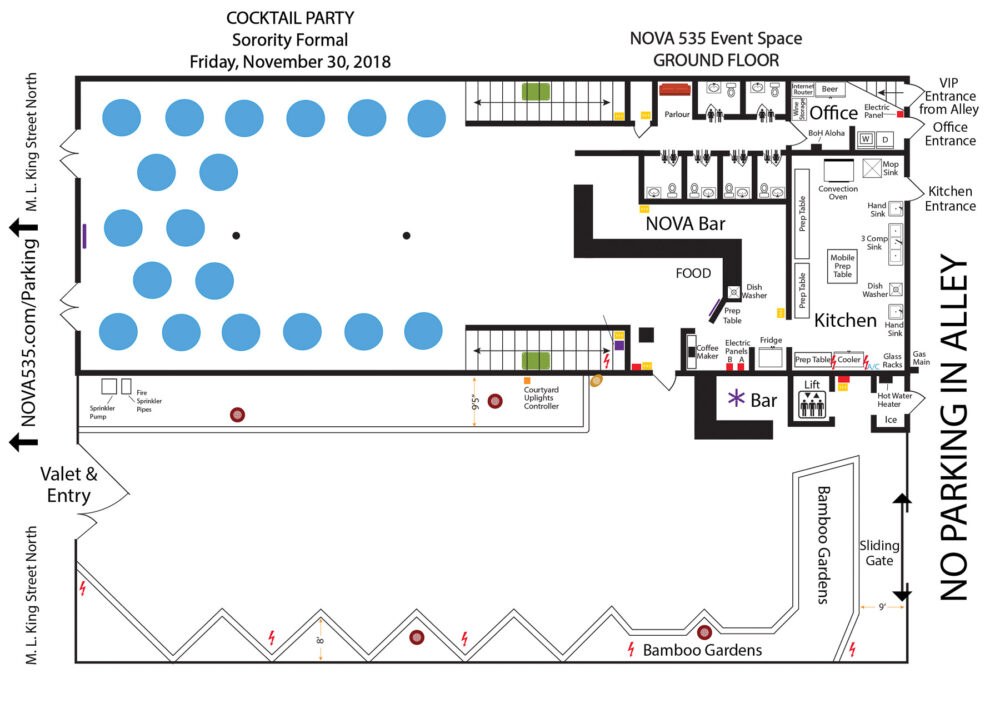 2018 11-30 COCKTAIL PARTY Sorority Formal at Historic Downtown St. Pete Wedding Venue NOVA 535 Unique Event Space