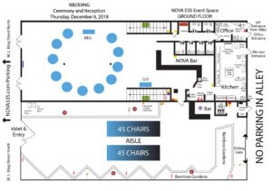 2018 12-06 WEDDING Courtyard Ceremony and Reception at Historic Downtown St. Pete Wedding Venue NOVA 535 Unique Event Space