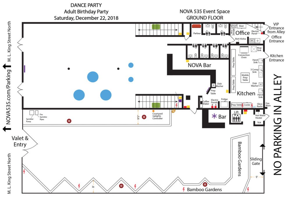 2018 12-22 DANCE PARTY Adult Birthday Party at Historic Downtown St. Pete Wedding Venue NOVA 535 Unique Event Space