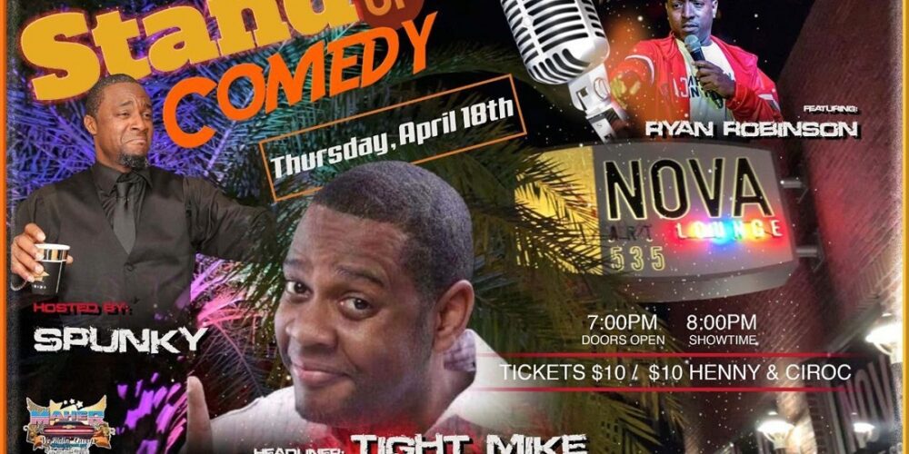 2019 04-18 NOVA Comedy Night at downtown St. Pete venue NOVA 535 - flyer